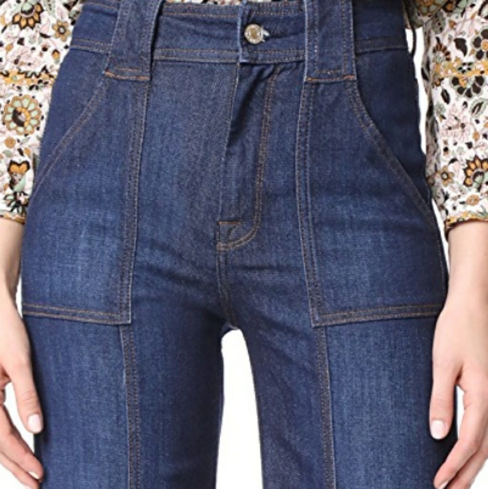 7 For All Mankind High-Waist Palazzo Jeans